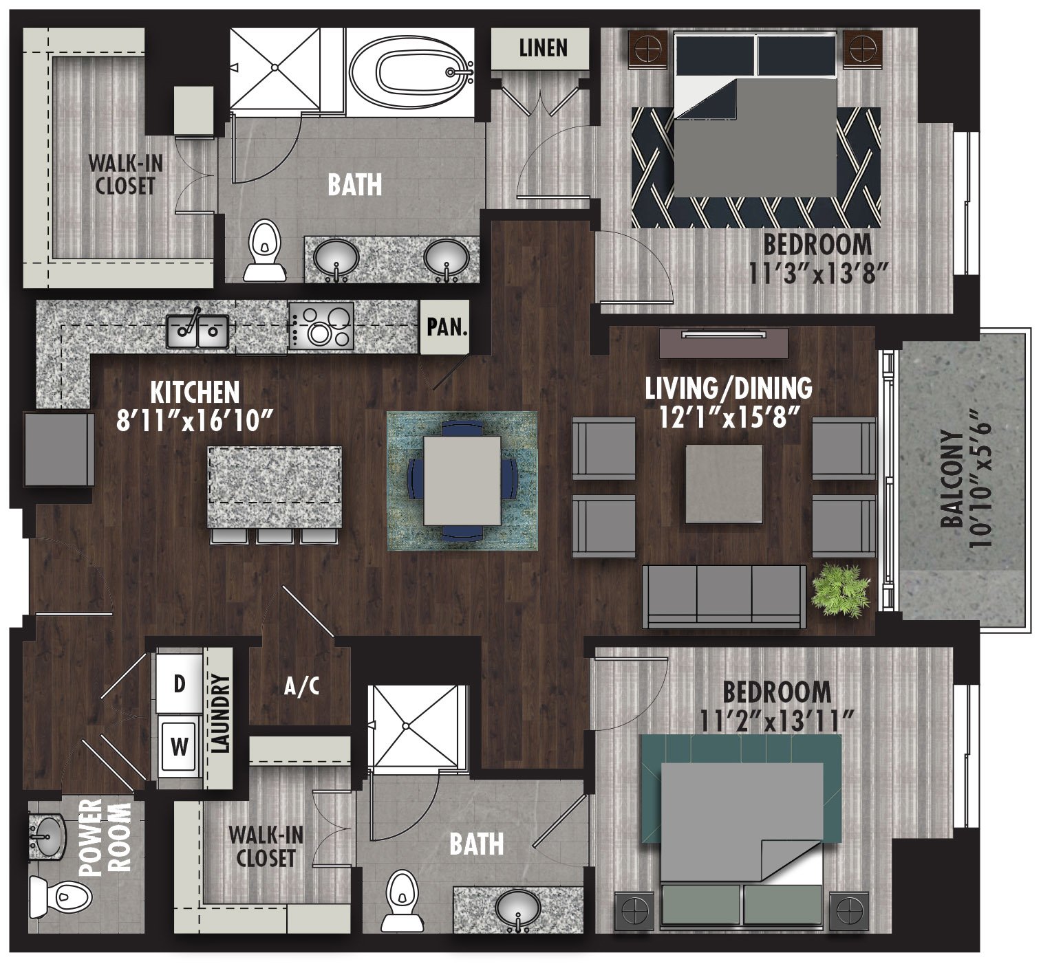 High Rise Apartments Dallas The Douglas Floor Plans
