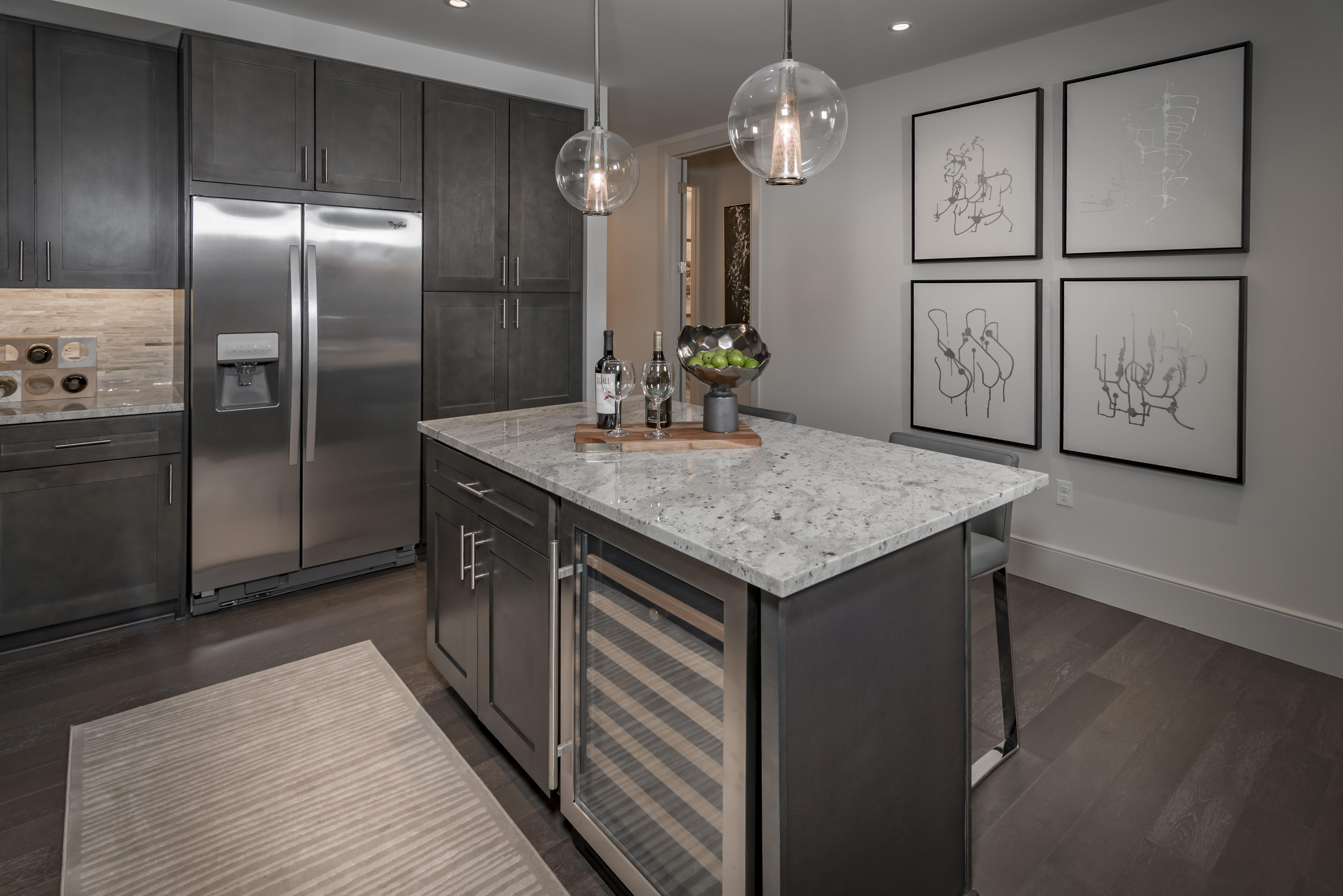 Preston Hollow Village model apartment interior - Dallas, TX
